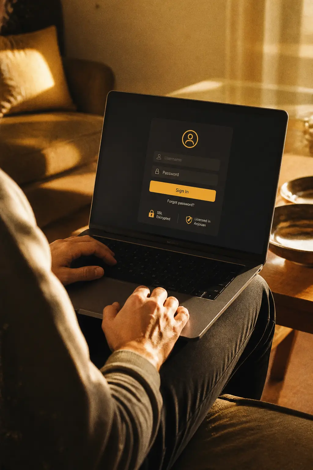 Casibom Login visual guide for Casibom Casino